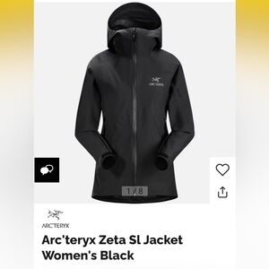 Arc’teryx Zeta SL Jacket Women's Black. Size M. EUC